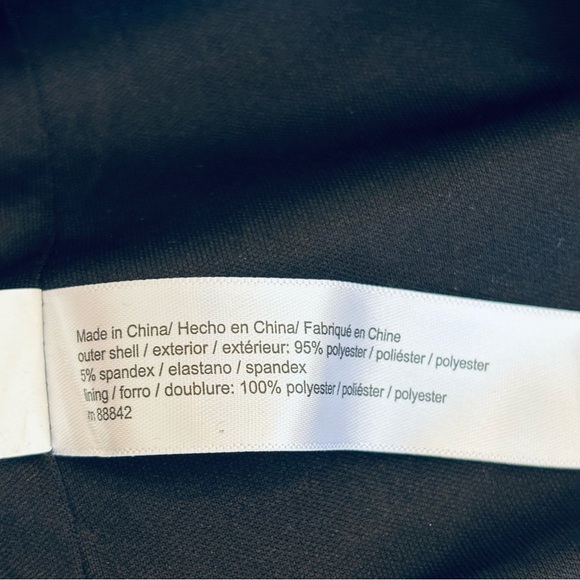 Eloquii Slim Tuxedo Blazer Shawl Collar Black Velvet Pockets 16 NEW - Picture 11 of 12